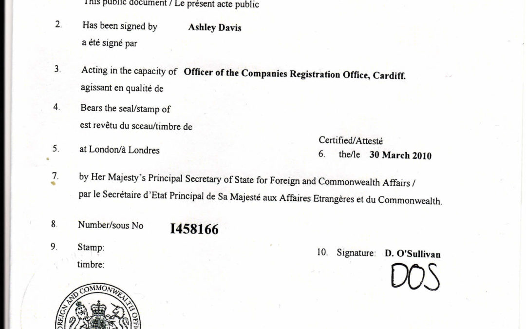 What is a UK Apostille?